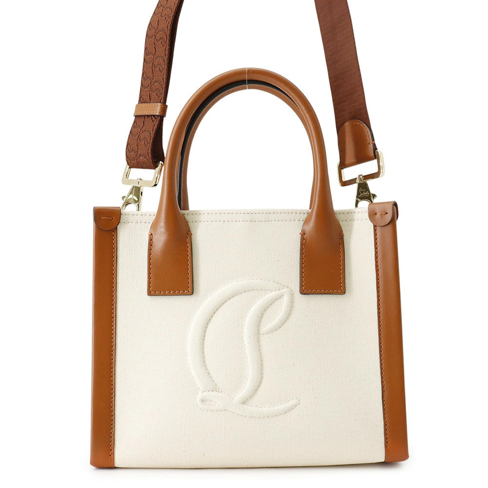 Christian Louboutin Tote Bag BY MY SIDE Canvas Leather